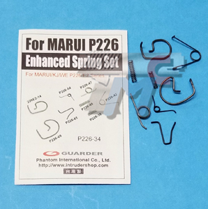 Guarder Enhanced Spring Set for Tokyo Marui P226 - Click Image to Close